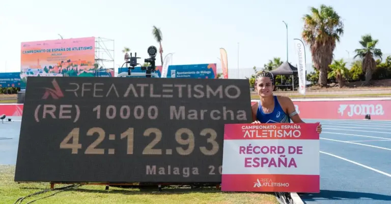 María Pérez récord de España de 10000 metros marcha