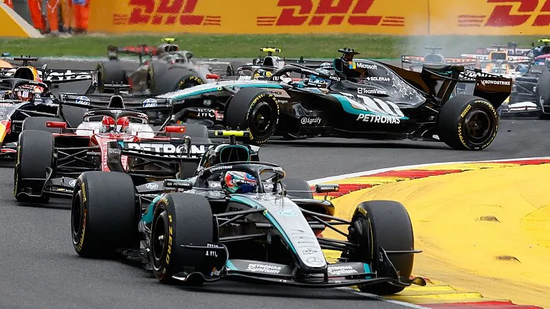 Antonelli gana en Spa el Gran Premio de Bélgica y da un golpe al Mundial de F1 con el abandono de Russell